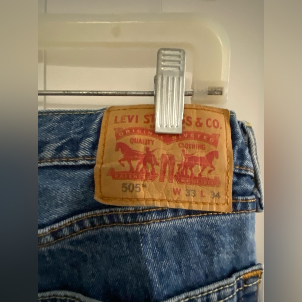 Men’s Levi’s 505 33x34 Jeans - Picture 3 of 3